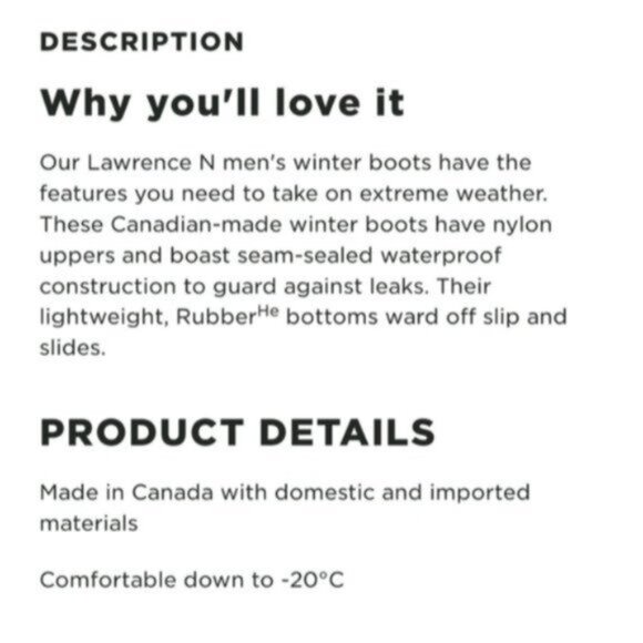Kamik Waterproof Lawrence Winter Boots - Picture 11 of 14
